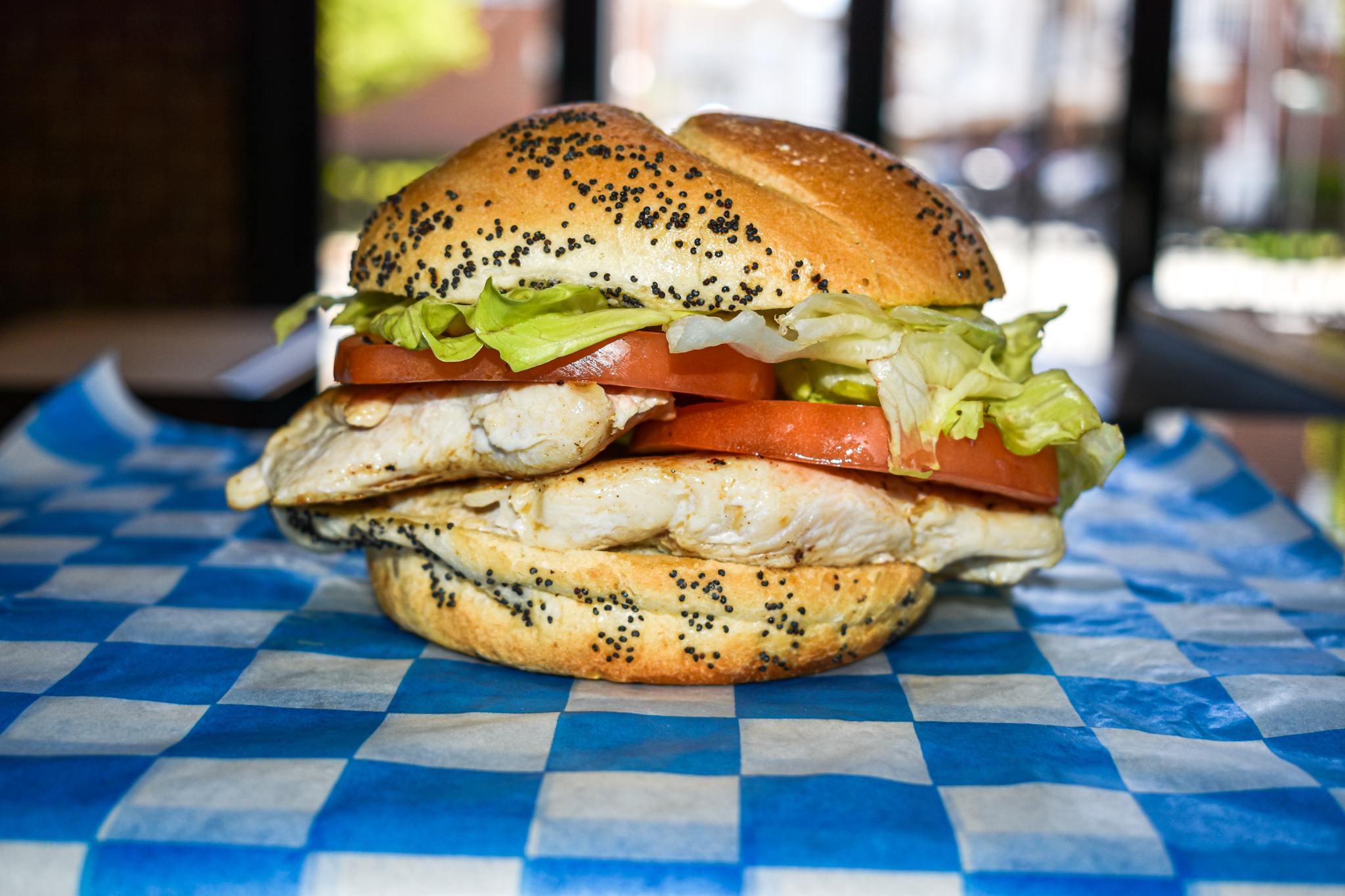 Order Grilled Chicken Sandwich food online from Burger Express store, Carteret on bringmethat.com