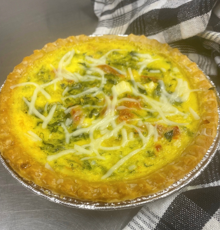 Order Featured Quiche food online from Captain’s Curbside Seafood store, Trappe on bringmethat.com