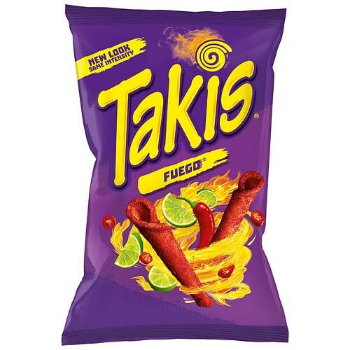 Order Takis Fuego Rolled Tortilla Chips Hot Chili Pepper & Lime - 9.9 Oz food online from Walgreens store, Tuscaloosa on bringmethat.com