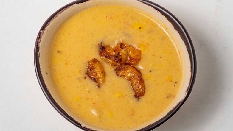 Order Spicy Shrimp Corn Chowder Soup food online from Urban Fish Taco store, Chino Hills on bringmethat.com