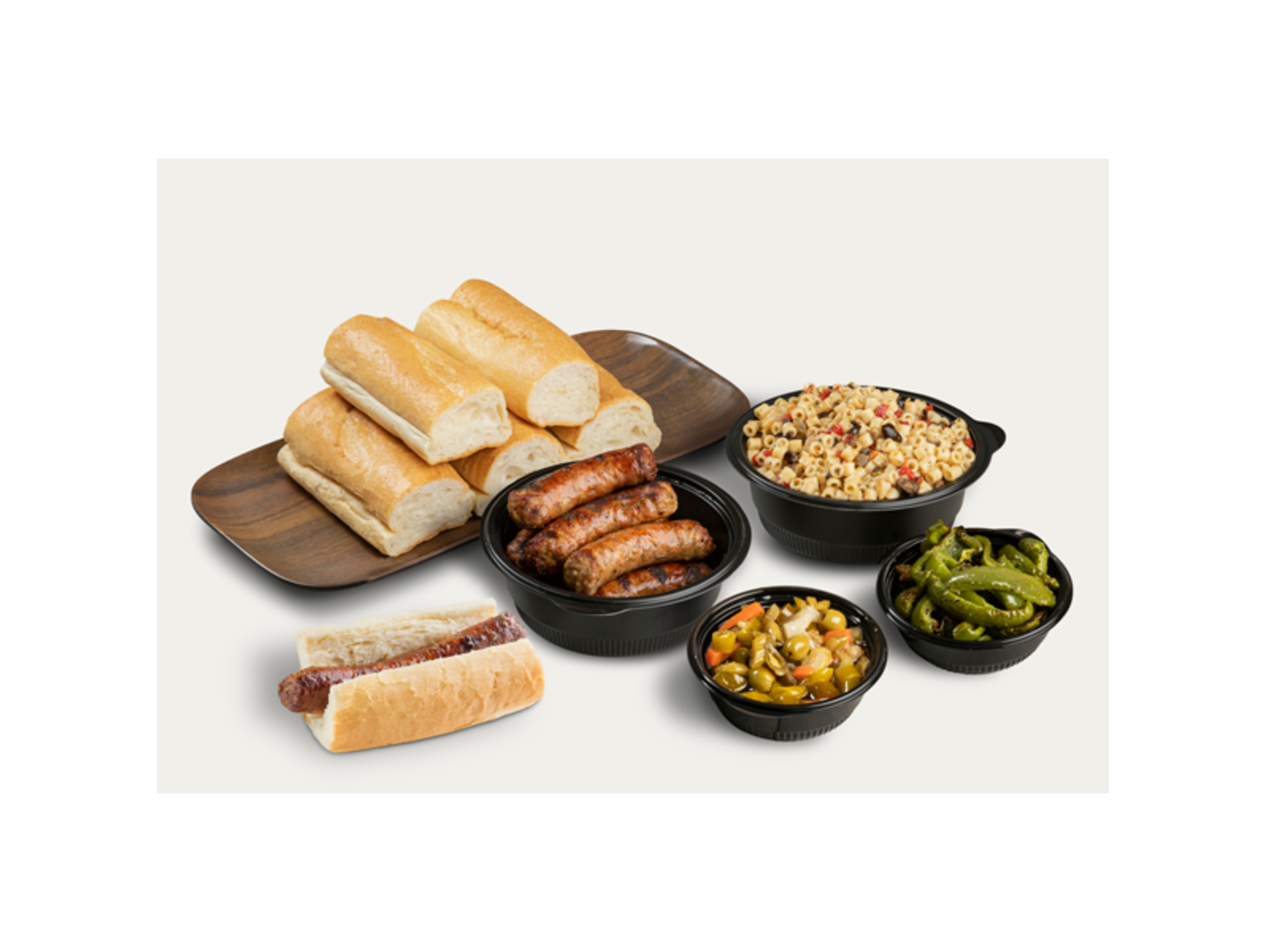 Order Italian Sausage Family Meal food online from Buona store, Mount Prospect on bringmethat.com