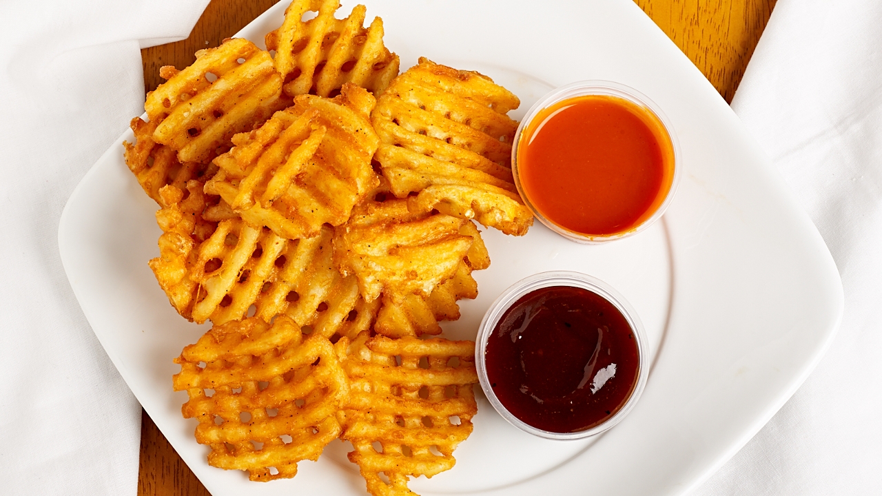Order Waffle Fries food online from Judy Pizza store, Highland Park on bringmethat.com