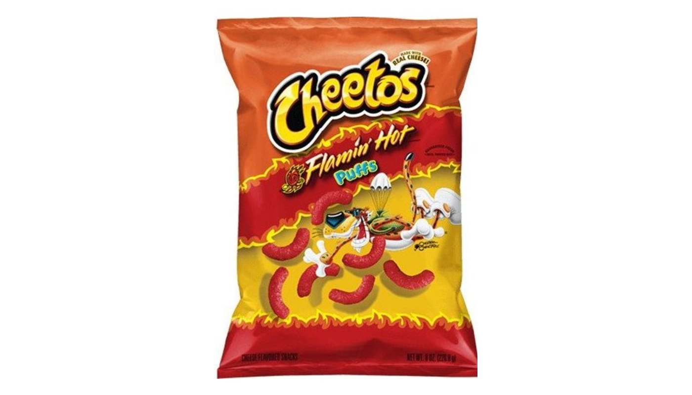 Order Cheetos Puffs Flamin' Hot 3 oz food online from Robert Market store, Los Angeles on bringmethat.com