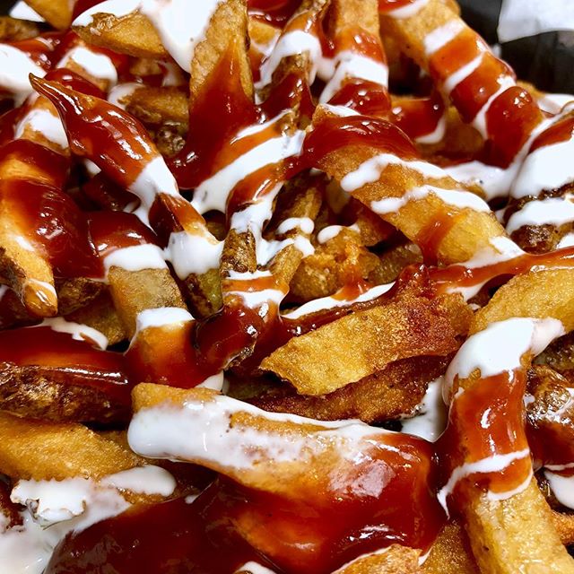Order BBQ Ranch Fries food online from Buddy's Burgers, Breast & Fries store, Kennett Square on bringmethat.com