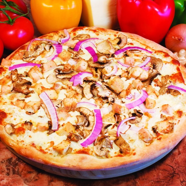 Order Ranch Chicken Pizza food online from Ameci Pizza & Pasta store, Granada Hills on bringmethat.com