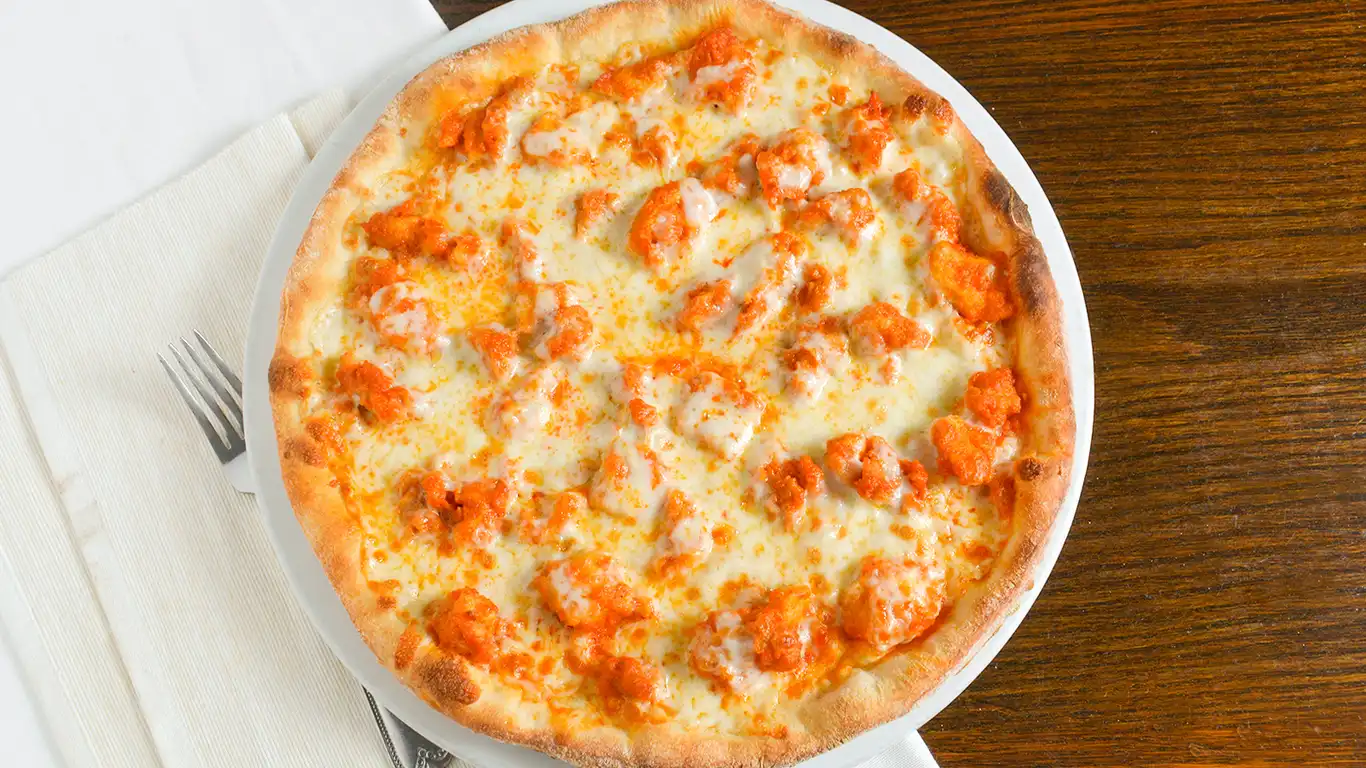 Order Buffalo Chicken Pizza food online from 3 Brothers Pizza Cafe store, Farmingdale on bringmethat.com