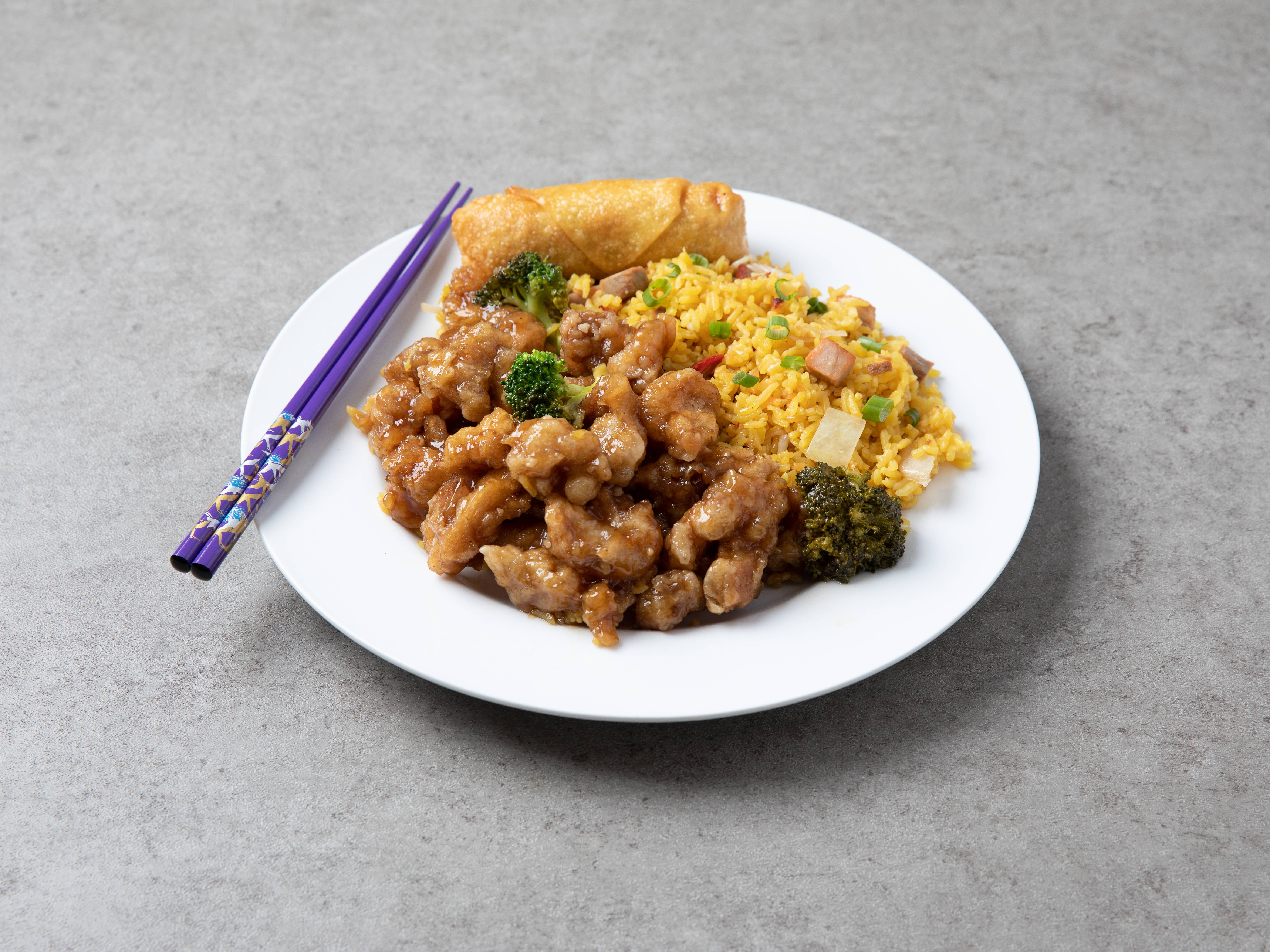 Order General Tso's Chicken Combination food online from China City store, Cleveland on bringmethat.com