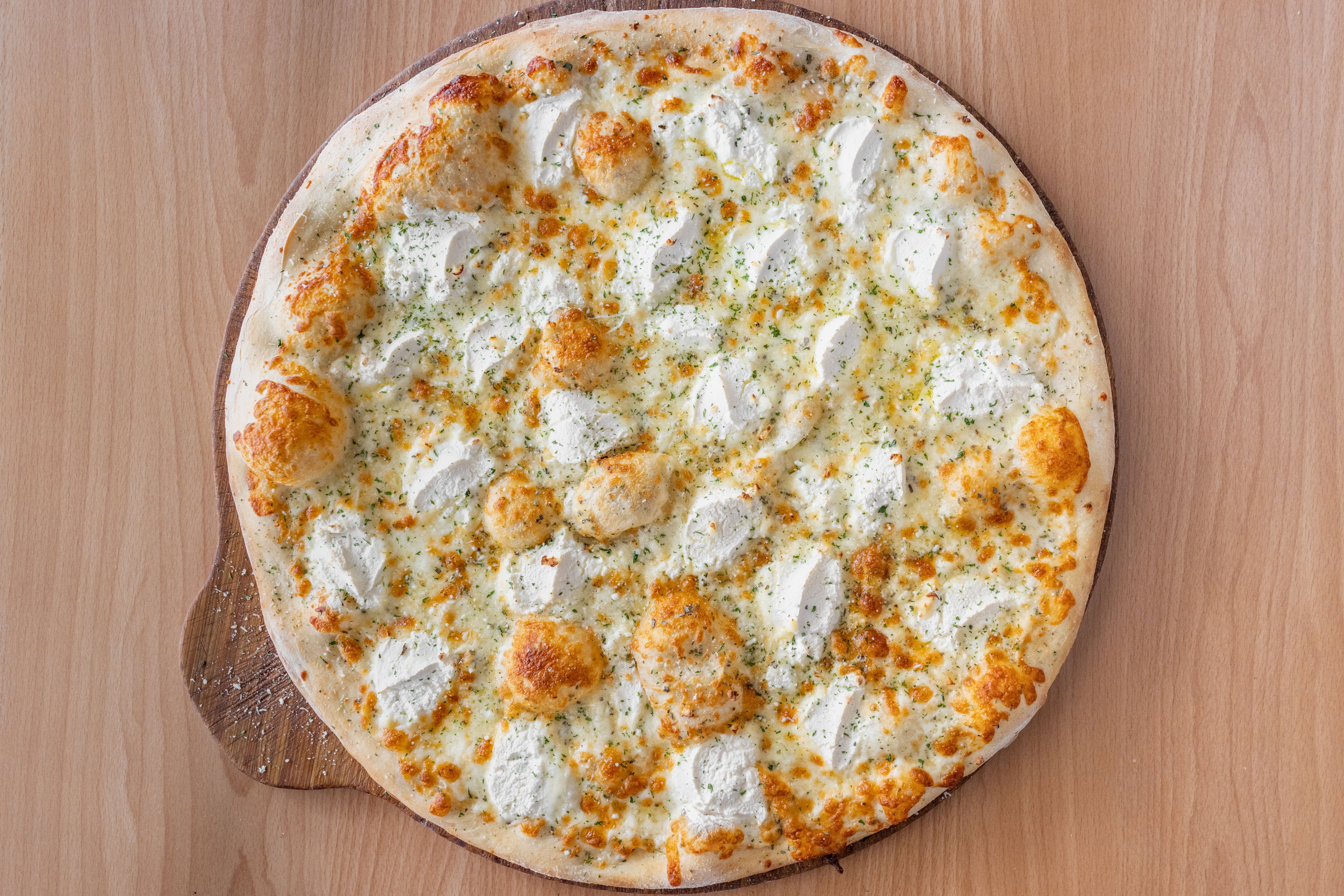 Order White Pizza - Large 16'' food online from Franklin Dominick store, Franklin on bringmethat.com