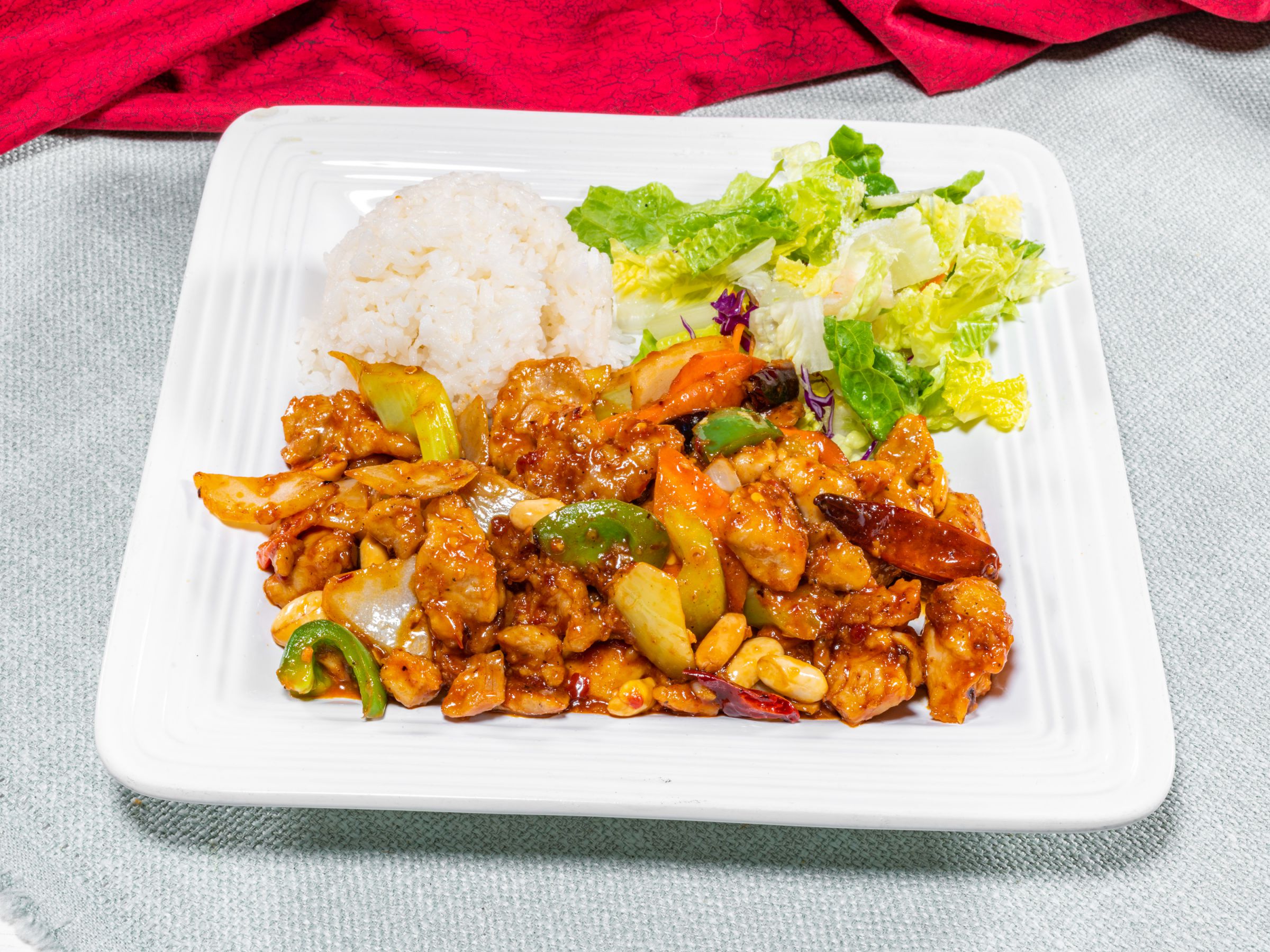 Order Kung Pao Chicken food online from Spooner's store, La Verne on bringmethat.com