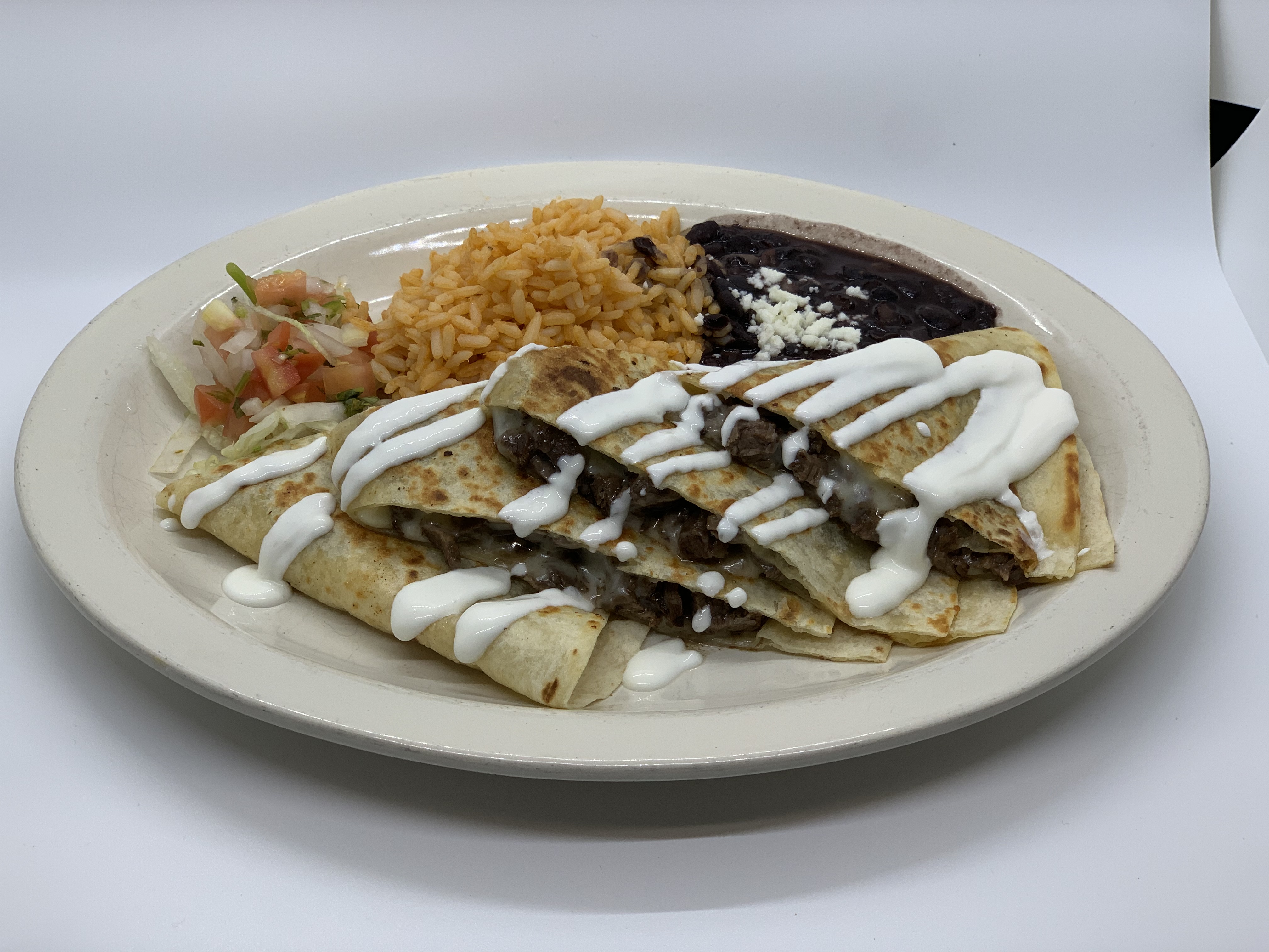 Order Grilled Steak Quesadilla food online from Patron mexican grill store, New York on bringmethat.com