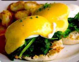 Order Eggs Florentine Breakfast - Breakfast food online from Three Brothers Diner store, Hamden on bringmethat.com