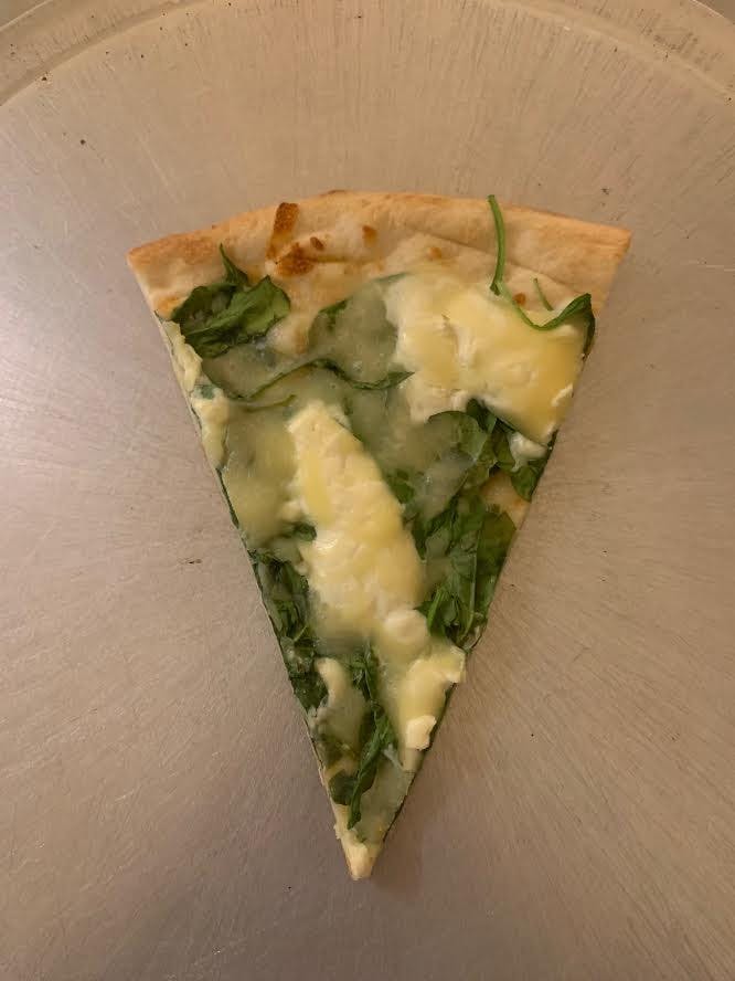 Order Spinach Cheese Pizza Slice - Slice food online from Bricklyn Pizza store, Brooklyn on bringmethat.com