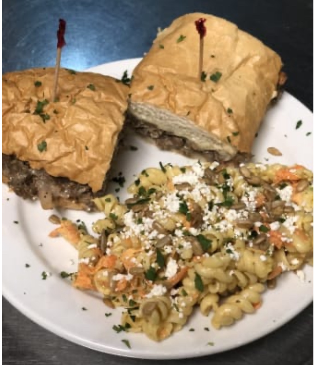 Order Philly Cheesesteak food online from The Smiling Moose store, Pittsburgh on bringmethat.com