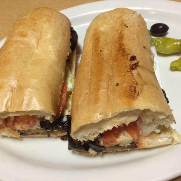 Order Rustic Mediterranean Sandwich food online from Palermo Pizza & Pasta store, Seattle on bringmethat.com