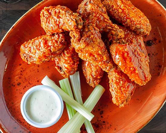 Order Jumbo Liberty Wings - 10* food online from New York Pizzeria store, Houston on bringmethat.com