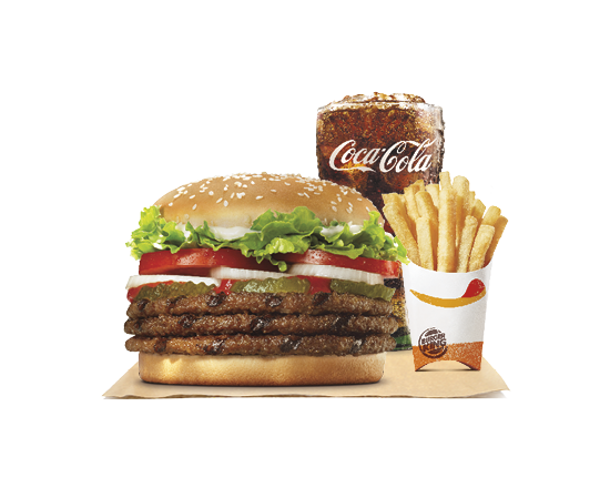 Order Triple Whopper Meal food online from Burger King store, Kalispell on bringmethat.com