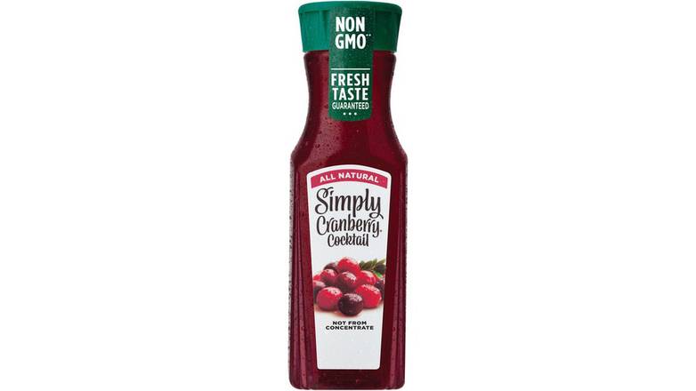 Order Simply Cranberry Cocktail Fruit Juice Bottle food online from Route 7 Food Mart store, Norwalk on bringmethat.com
