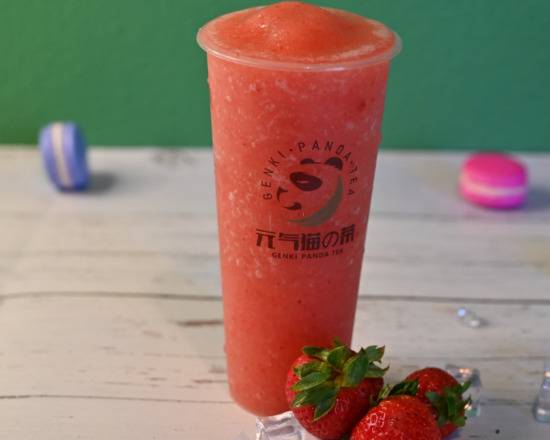 Order Strawberry Smoothie food online from Golden Box Express store, Lake Forest on bringmethat.com