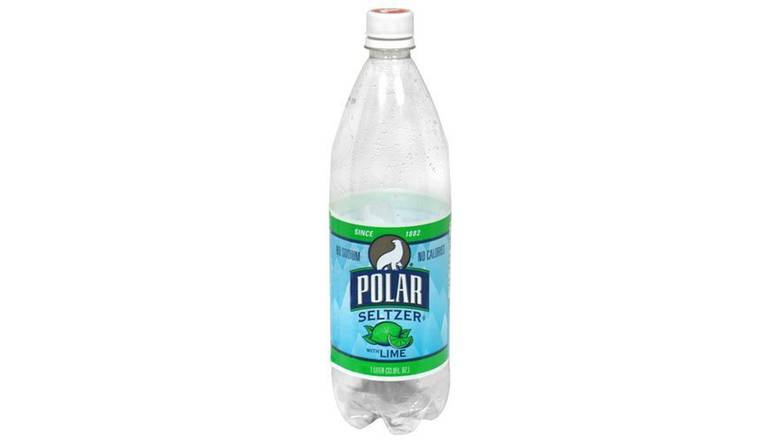 Order Polar Seltzer Lime - Pack Of 12 food online from Route 7 Food Mart store, Norwalk on bringmethat.com