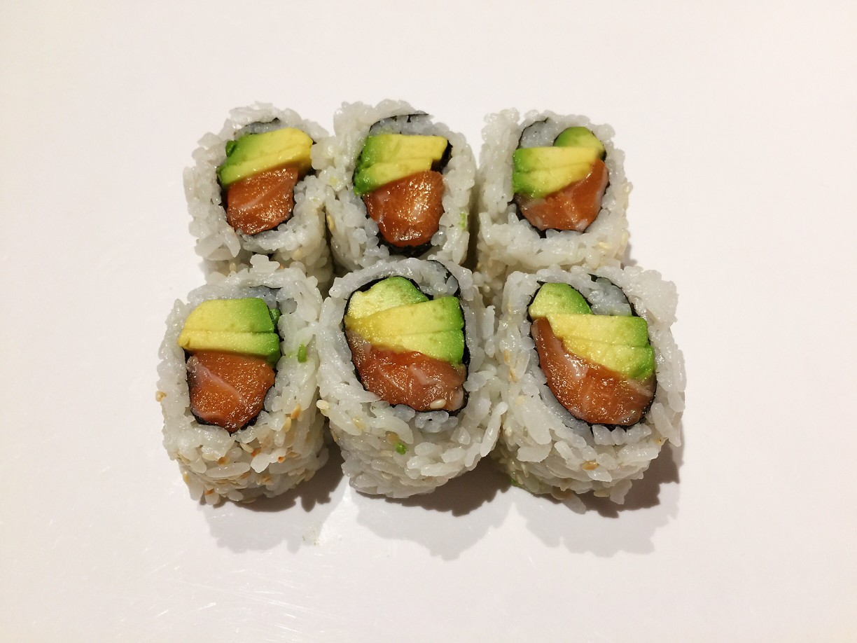 Order Salmon Avocado Roll food online from Yan Asian Restaurant store, Rutherford on bringmethat.com