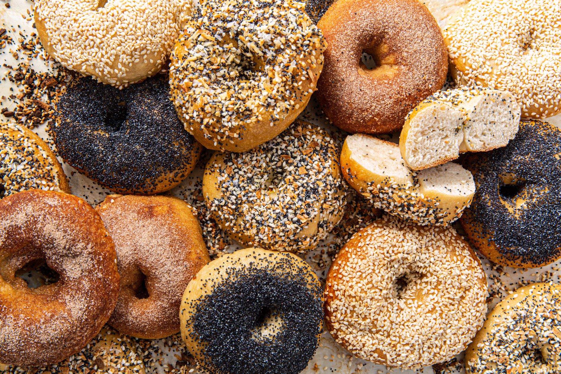 Order 1/2 Dozen Bagels food online from The Bagel Place store, East Meadow on bringmethat.com