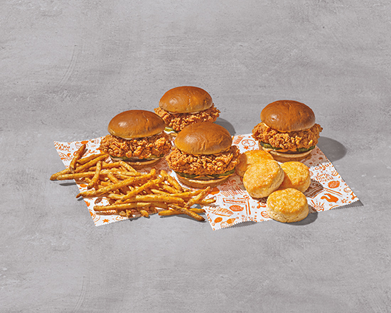 Order 4 Sandwich Family Feast food online from Popeyes store, Houston on bringmethat.com
