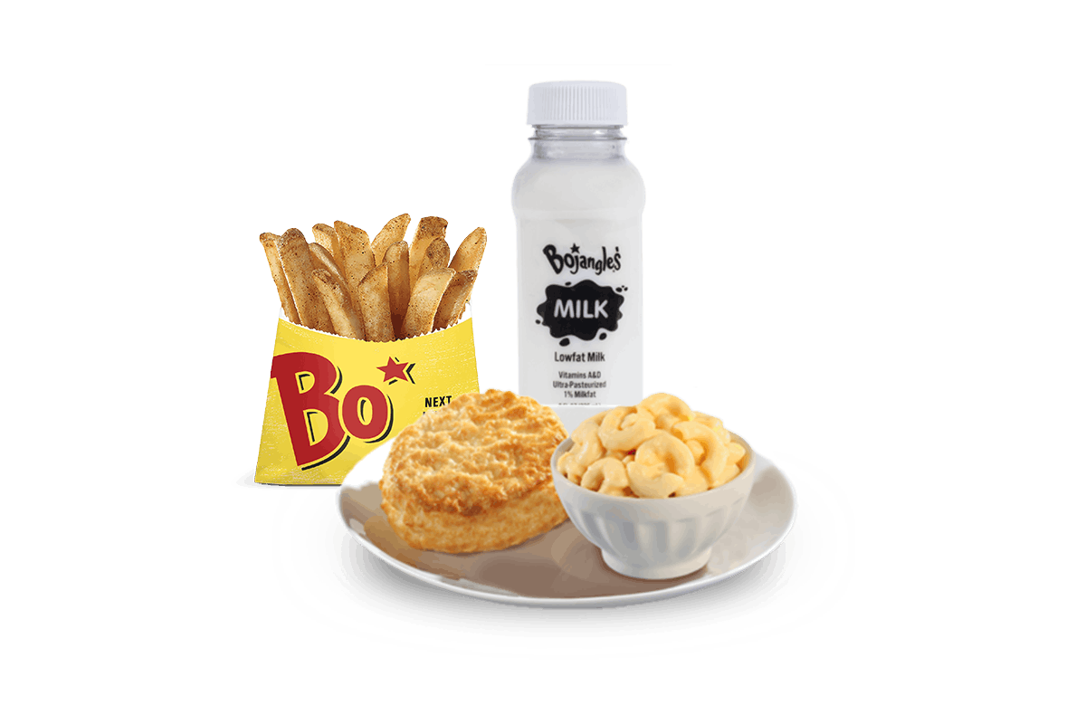 Order Mac n' Cheese Kids' Meal - 10:30AM to Close food online from Bojangles store, Hinesville on bringmethat.com