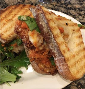 Order Aubergine Panini food online from Fromage Wine And Cheese Bar store, Boston on bringmethat.com