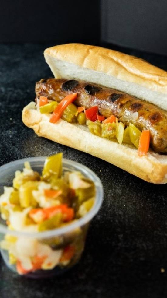 Order Italian Sausage Sandwich food online from Slice Factory store, Melrose Park on bringmethat.com