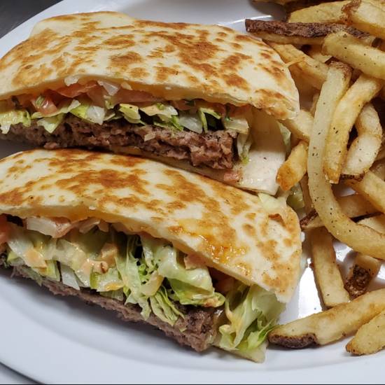 Order Quesadilla Burger food online from MV BBQ & Burger store, Palmdale on bringmethat.com