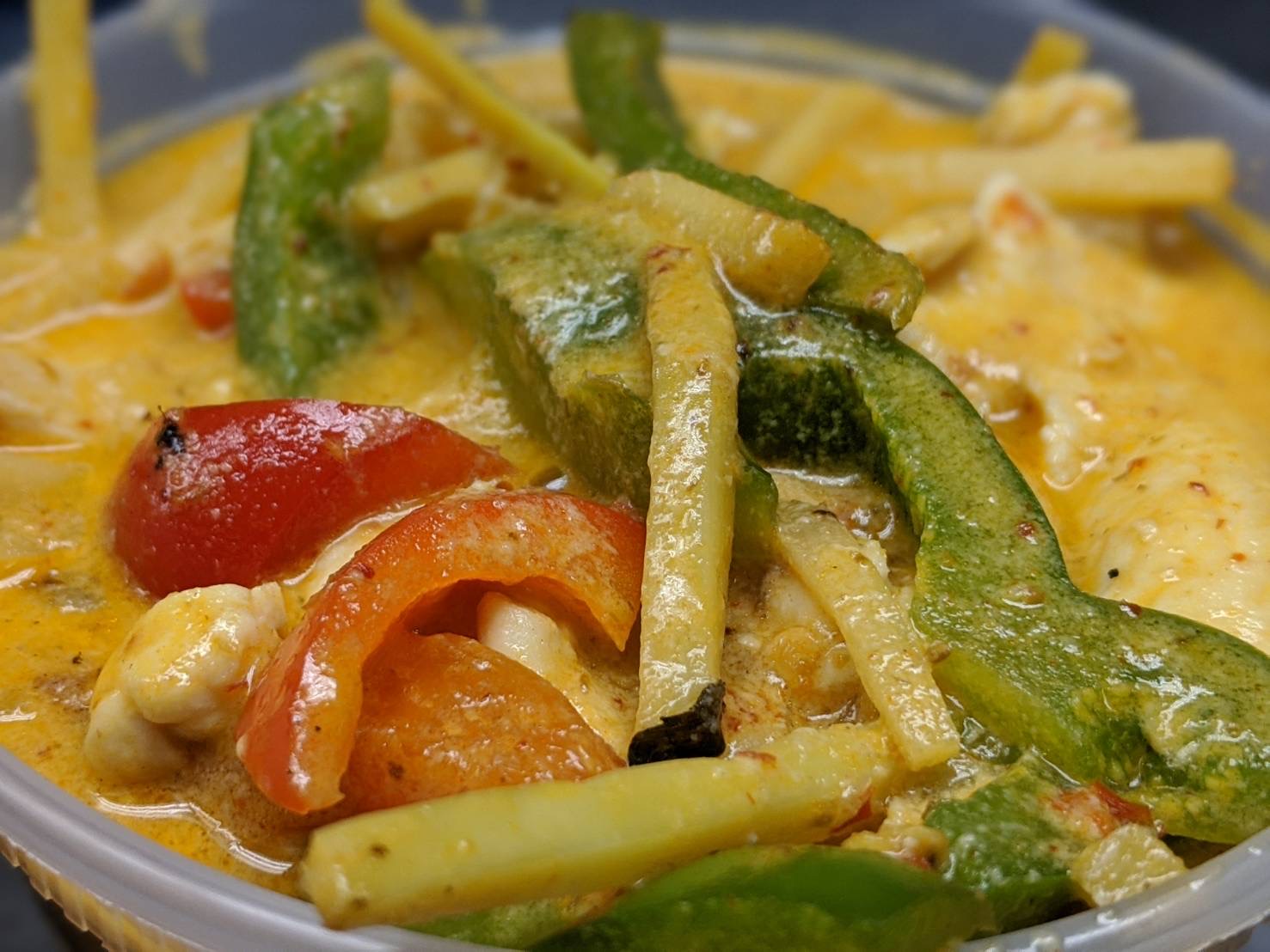 Order Red Curry Entree food online from T Thai store, Hoboken on bringmethat.com