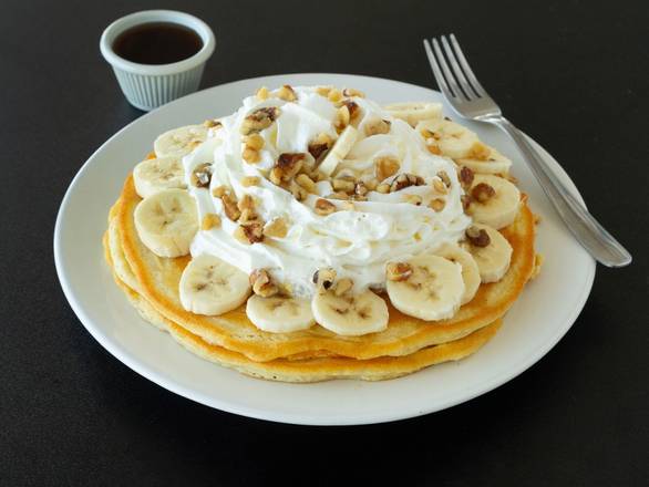Order Banana Walnut Pancakes food online from Donut Villa store, Malden on bringmethat.com