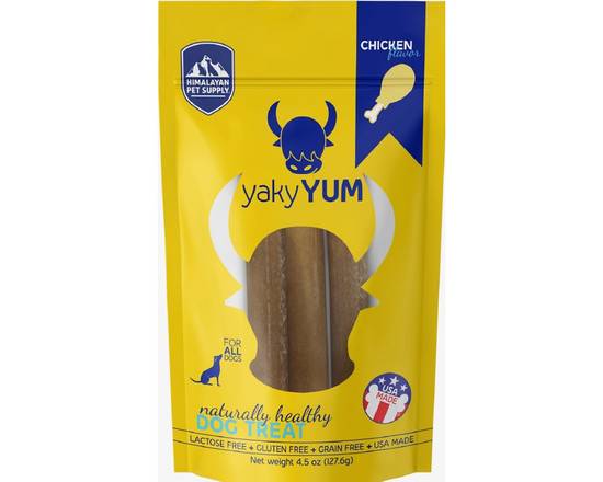 Order Himalayan Dog Chew Yaky Churro (4 oz) food online from What The Fluff? Pet Store & More! Llc store, Woodridge on bringmethat.com