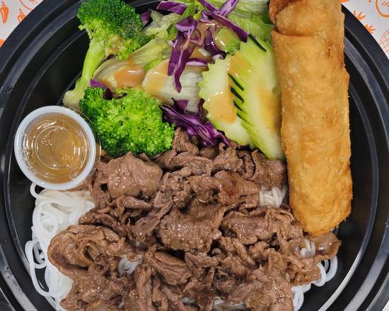 Order # 23 Grilled Beef Vermicelli food online from Boba Wings store, Antioch on bringmethat.com