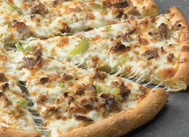 Order Philly Cheesesteak Pizza food online from Papa John's Pizza store, Chicago on bringmethat.com