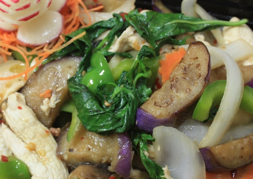 Order Eggplant Basil food online from Thai north catering store, Brighton on bringmethat.com