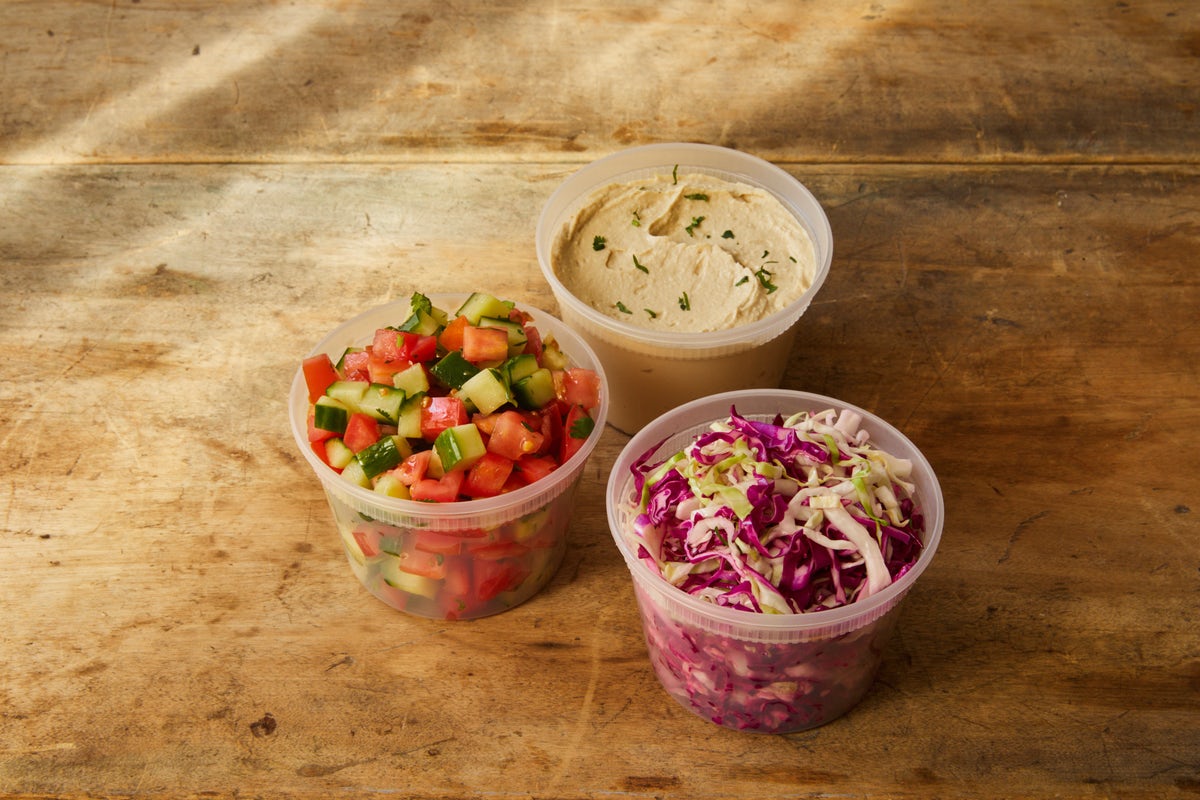 Order MEZZE TRIO PINT food online from Waverly store, New York on bringmethat.com