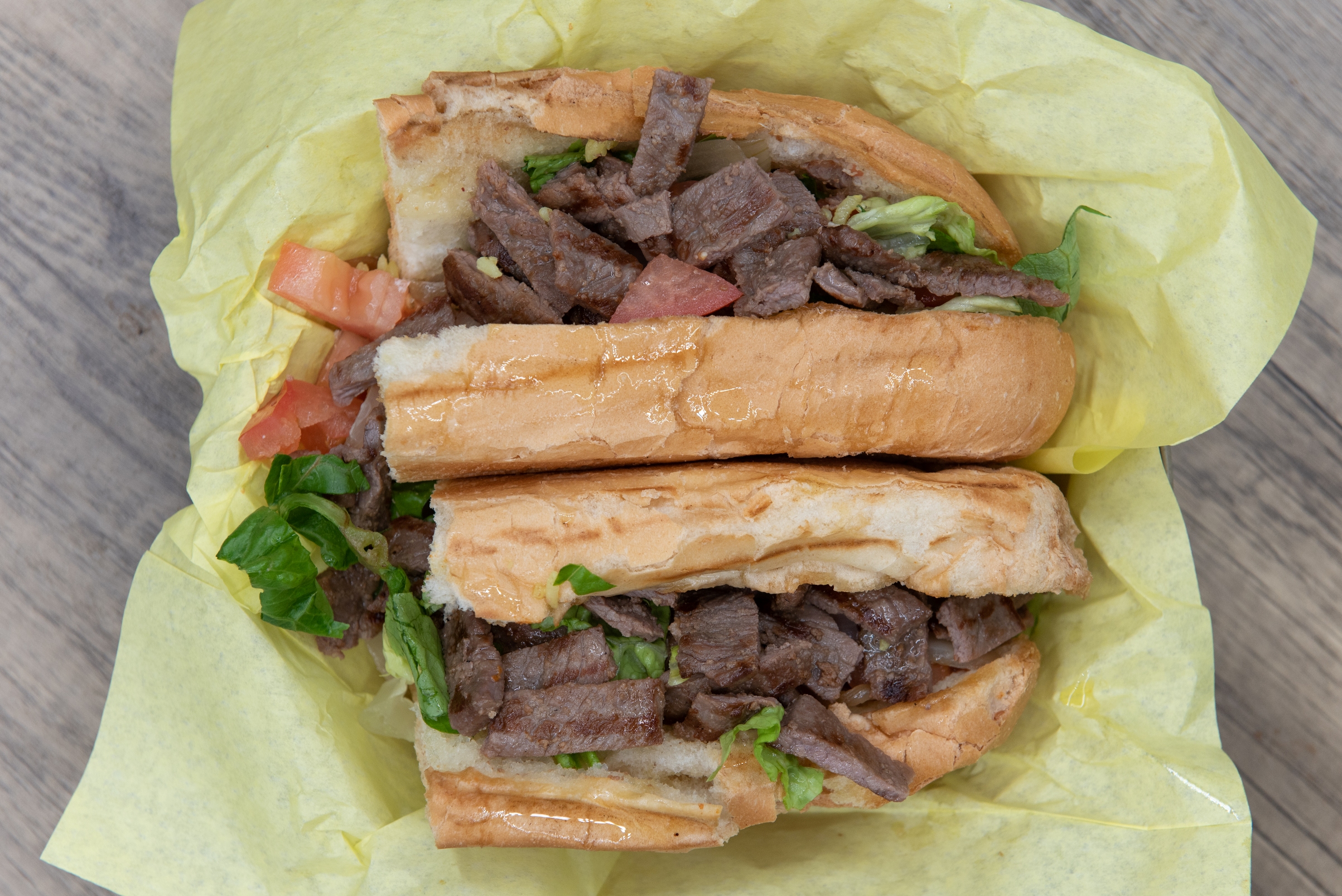 Order LG Steak Sub. food online from Tikka Grill store, Thousand Oaks on bringmethat.com
