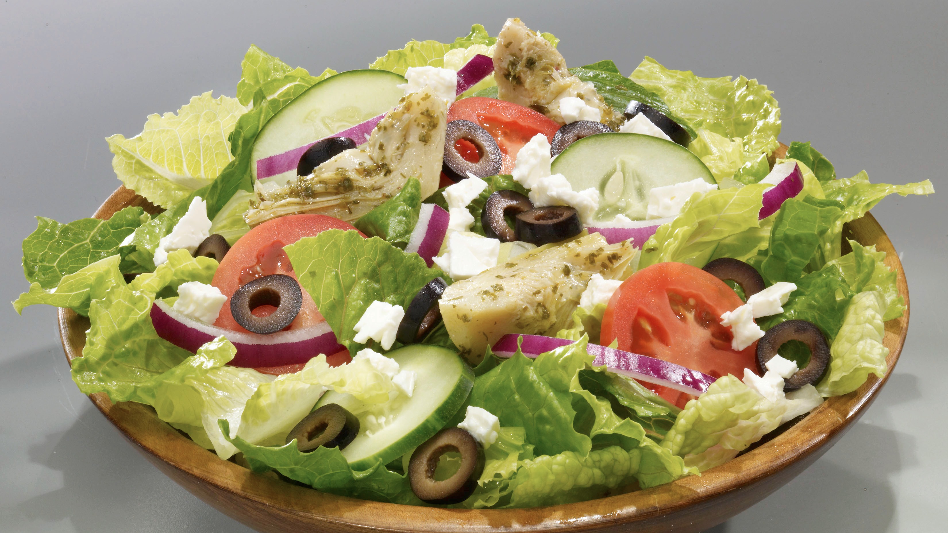 Order Greek Salad food online from Bucks Pizza store, Houston on bringmethat.com