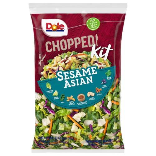 Order Dole · Sesame Asian Chopped Salad Kit (12.25 oz) food online from Shaw's store, Colchester on bringmethat.com