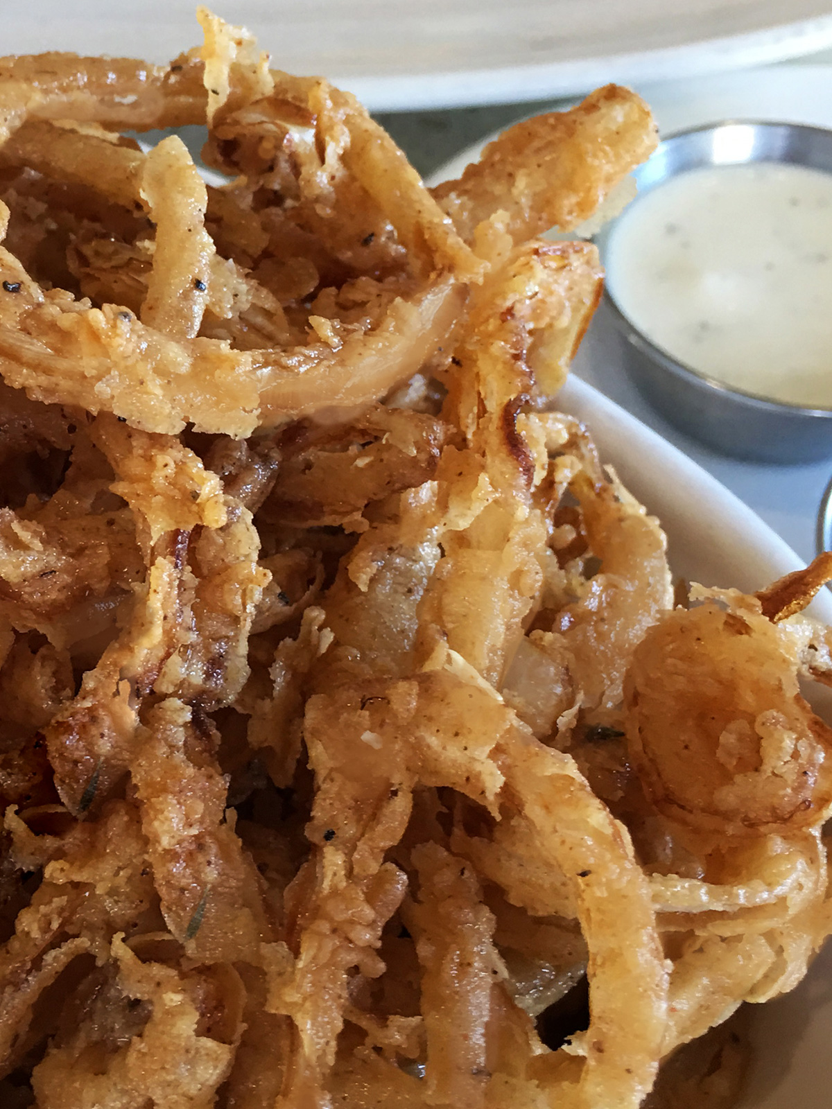 Order Fried Onion Strings food online from The Counter store, Scottsdale on bringmethat.com
