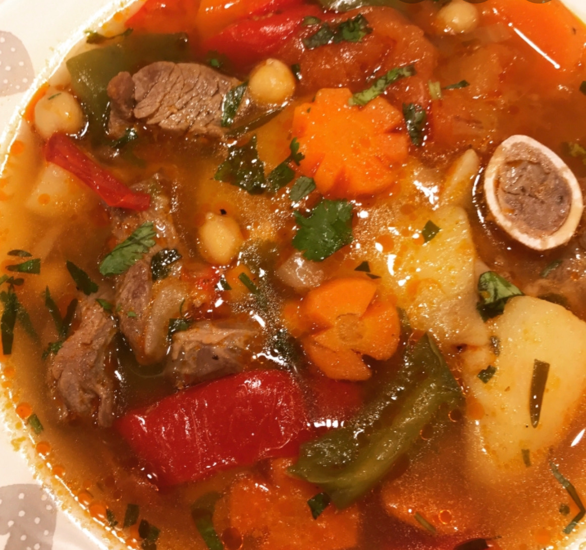 Order Lamb and Vegetable Soup food online from KG's AA Grill store, Garden City on bringmethat.com