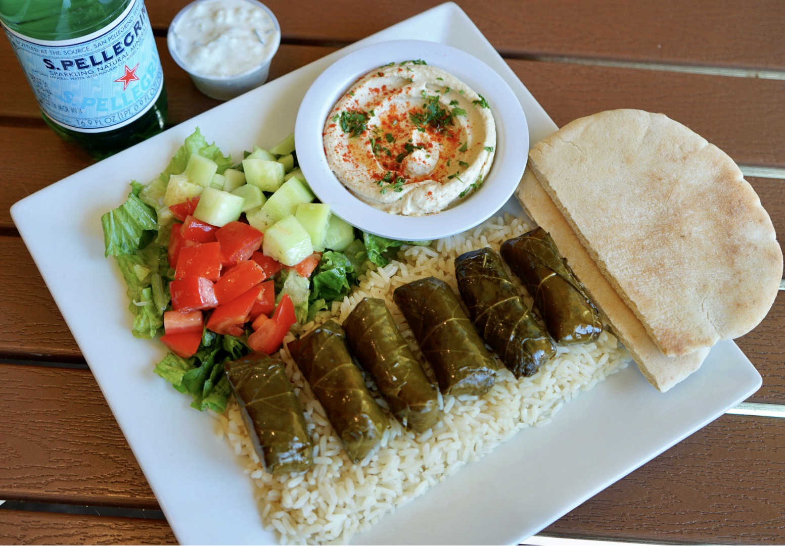 Order Dolma Plate food online from California Pita store, Beverly Hills on bringmethat.com