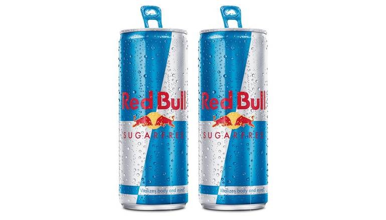 Order 2-Pack Red Bull Sugarfree Energy Drink food online from American Grilled Cheese Company store, Northridge on bringmethat.com