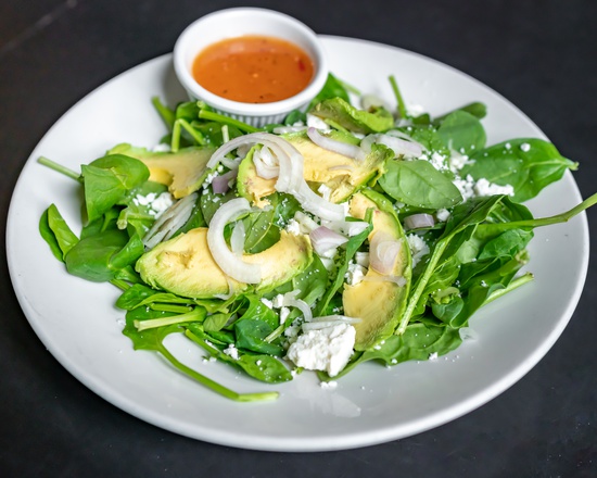 Order Spinach Avocado and Feta Salad food online from Chatham Tap store, Indianapolis on bringmethat.com