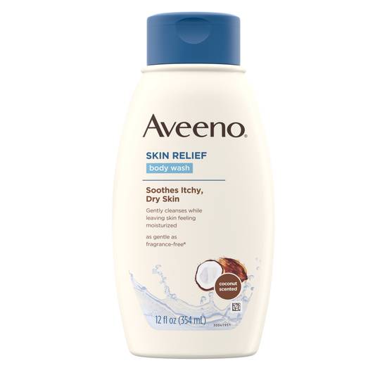 Order Aveeno Skin Relief Oat Body Wash with Coconut Scent, 12 OZ food online from Cvs store, MANCHESTER on bringmethat.com