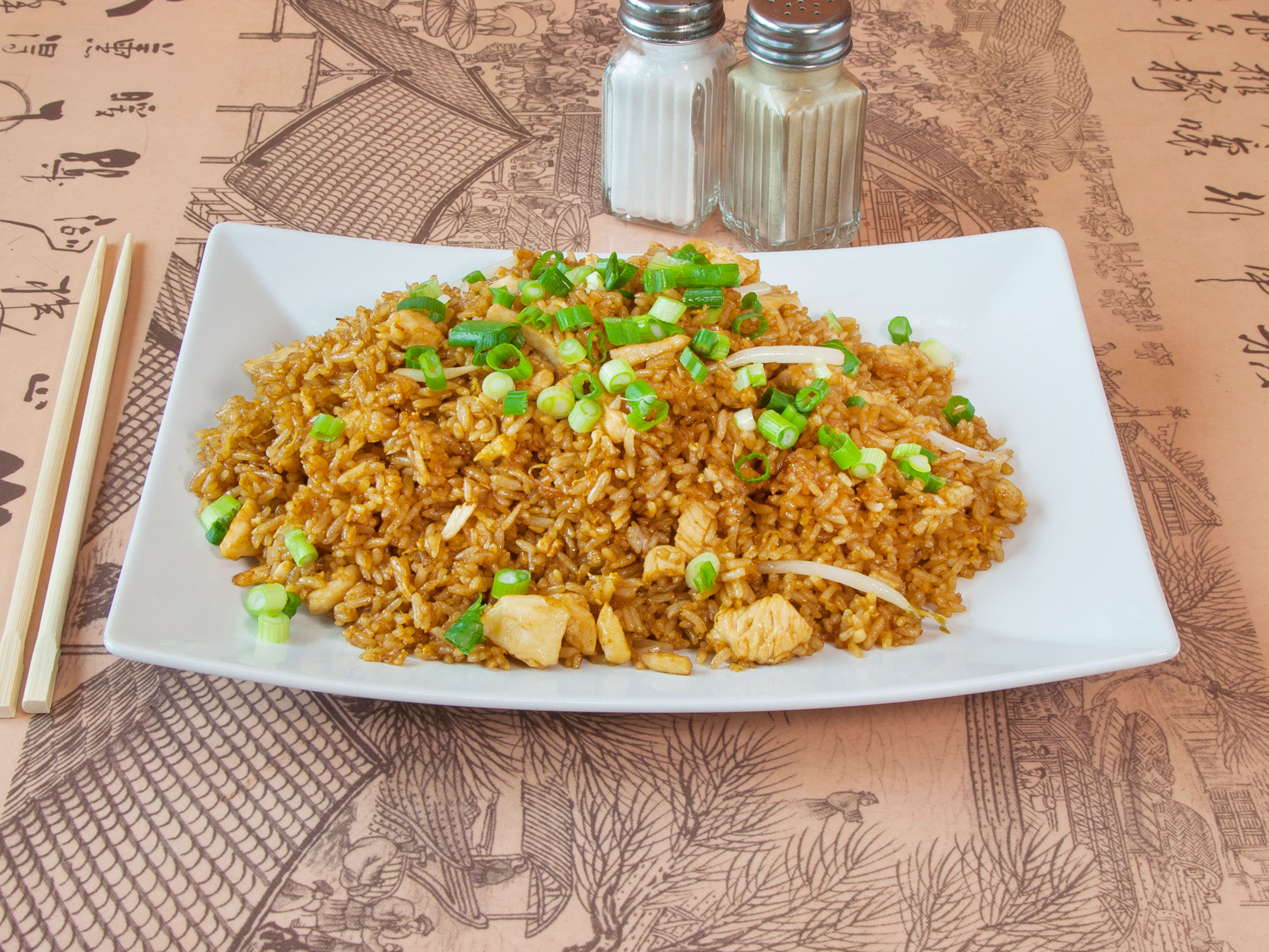 Order 34. Chicken Fried Rice food online from Rose's Restaurant store, Bensenville on bringmethat.com