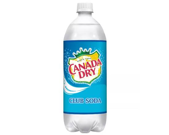 Order Canada Dry Club Soda 1L bottle food online from Windy City Liquor Market store, El Cajon on bringmethat.com