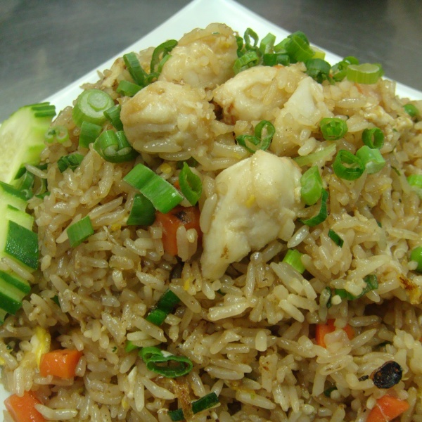 Order 45. Jumbo Lump Crab Meat Fried Rice  food online from My Thai Place Restaurant store, Brambleton on bringmethat.com