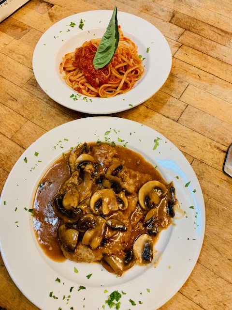 Order Chicken Marsala food online from Gino's Cucina Brick Oven Pizza store, Brooklyn on bringmethat.com